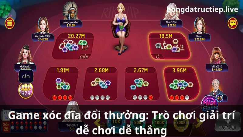 Khái niệm game xóc đĩa đổi thưởng